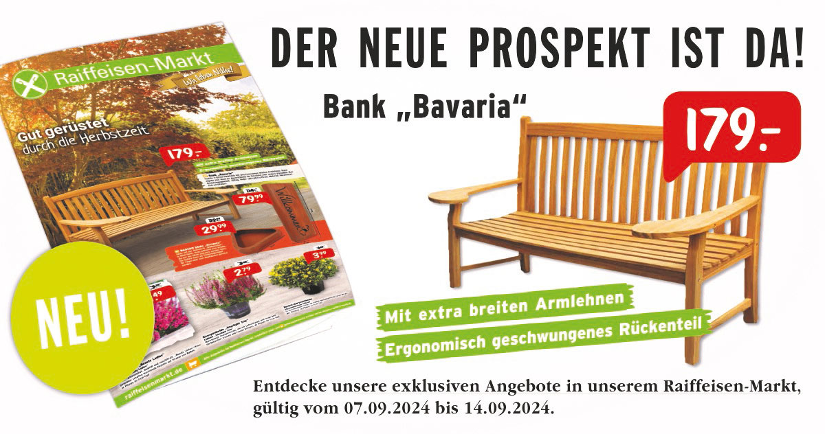 Aktuelle Werbung Flyer September